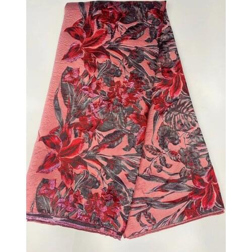 African lace fabric 2020 high quality brocade lace embroidery Nigeria lace fabric French mesh lace fabric sewing D4174