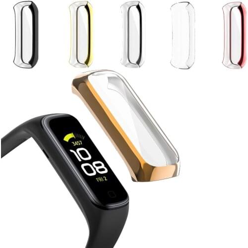 TPU Watch Full Screen Case Cover For Samsung Galaxy Fit 2 SM-R220 Fit2 R22 Smart Watch Protector Shell Bracelet Protective Watch