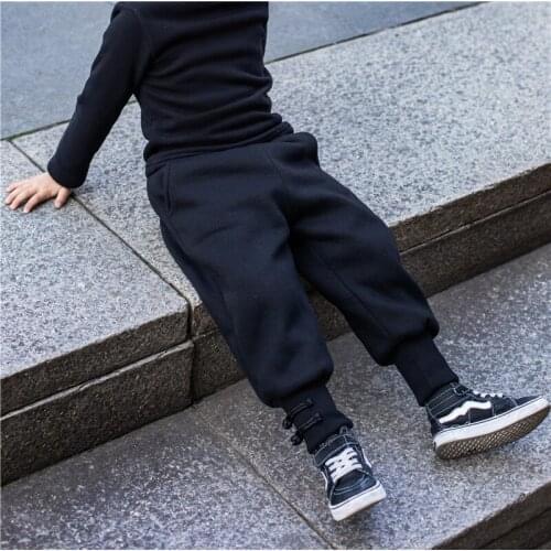 Kids Clothing Pants Baby Boys Clothes Traditional Chinese Costumes Tang Suit Style Thicken Pants Children Clothes for Boys