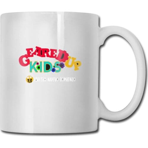Geared Up Kids White 11OZ