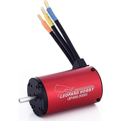 FATJAY Leopard Hobby LBP4068 brushless inrunner 4068 1570KV 4-pole sensorless motor for RC car boat