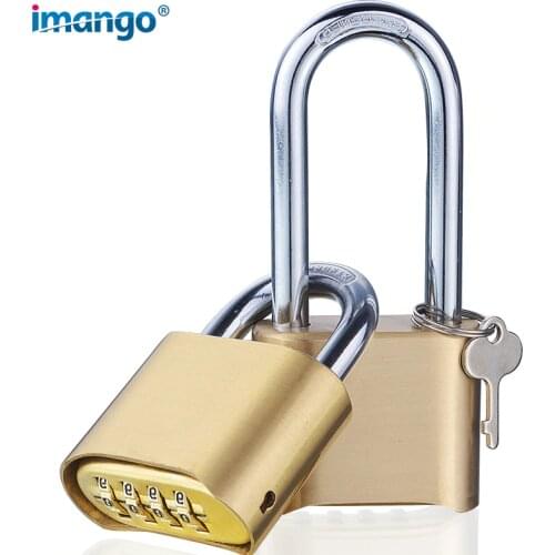 Combination 4 Number Code Security Anti Rust Padlock Set for Gym Sports Fence School Employee Locker Outdoor Fence Padlock