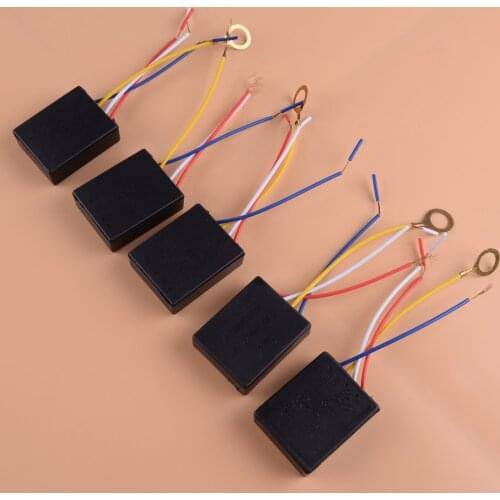 5PCS Black 3 Way 100-240V Table Desk Light Lamp On off Touch Control Switch Sensor Dimmer