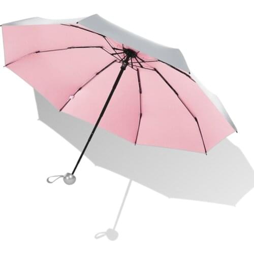 8 Ribs Pocket Mini Umbrella Anti UV Paraguas Sun Umbrella Rain Windproof Light Folding Portable Umbrellas for Women Men Children