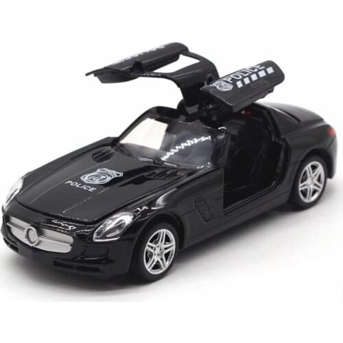 1:32 Scale Alloy Car Model Diecasts Toy Music and Light Sports Car Pull Back High Simulation Kid Toys For Children Gifts NTY0126