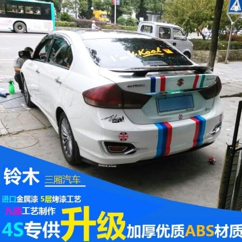 Applicable to Qiyue Suzuki Abs Modified Fixed Wind Spoiler Wing Tianyu Antelope Non Drilling Special Tail