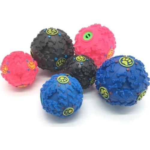 Monster Squeak Interactive Pet Food Dispenser Dog Toys Ball For Kids Pitbull Golden Retriever Popular Toys Animals Game Products