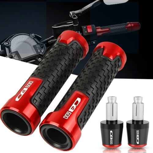 For Honda CB600 CB 600 CB600F CB600 HORHET Motorcycle Accessories CNC 7/8" 22mm Handlebar Grips Ends Handle Bar Cap End Plug