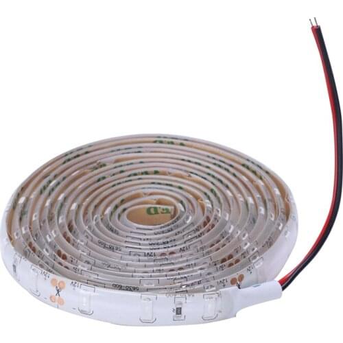 New 2M Waterproof LED light bar 120-5630 SMD Strip Light Garland Decoration for Car / Bike DC 12V (Blue)