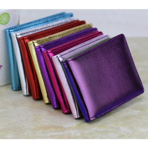 New Women Laser Small Wallets Ladies Leather Purse Short Certificate Folder Card Holder Simple Wallet Driver License Holder