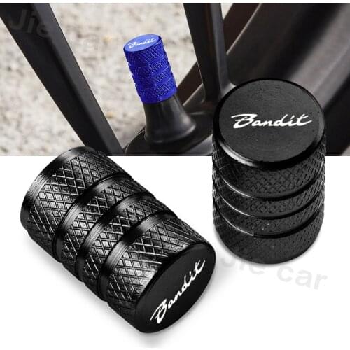 One Pair Motorcycle Accessories Aluminum Wheel Tire Valve caps For SUZUKI GSF 250 600 600S 650 650S 650N 1200 1250 Bandit 650S