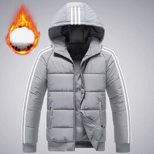 2021 Parka Jackets Men Warm Outwear Brand Slim Mens Coats Casual Windbreaker Quilted Jackets Mial Down Coat Men Bomber Jacket