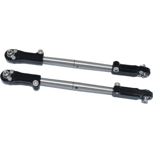 Aluminum Alloy Joint Adjustable Tie Rod Stainless Steel Front Steering for ARRMA 1/5 KRATON 8S RC Car Accessories