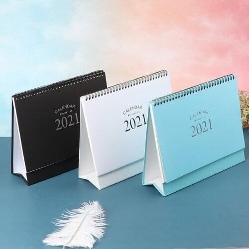 2021 Simple Desk Calendar Table Daily Monthly Schedule Planner