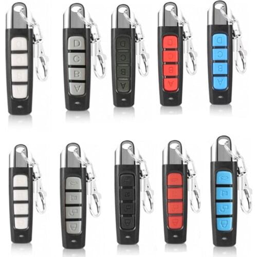 433MHZ Remote Control 4 Channe Garage Gate Door Opener Remote Control Duplicator Clone Cloning Code Car Key Access Control