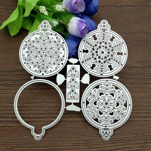 Christmas bell snowball Metal Cutting Dies For DIY Scrapbooking Album Embossing Paper Cards Decorative Crafts