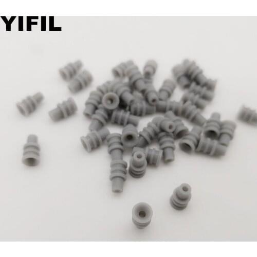 500pcs/lot 20AWG-22AWG Grey Connector Wire Waterproof Rubber Seal For Audi VW Skoda Seat 000979009E N 907 647 01