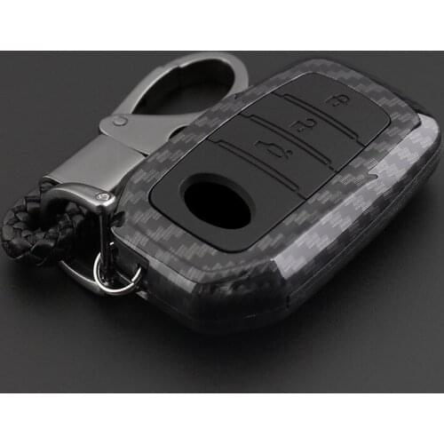 Carbon Fiber ABS Smart Remote Fob Key Case Shell Cover For Toyota alphard 2018 3.5l 2.4l 2011 MVP GL8 Key Protection