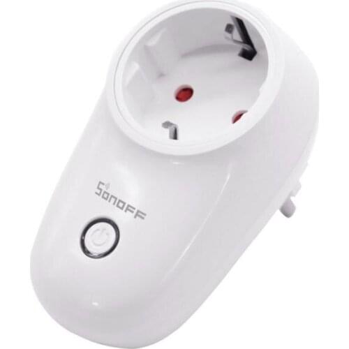 Sonoff S26 WiFi Smart Plug EU Automation Smart Home Remote Switch Compatible with eWelink Alexa Amazon Google Home