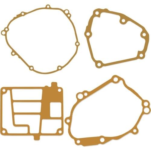 Motorcycle Engine Upper Left Right Crankcase Clutch Cover oil pump Gasket for Yamaha YZF-R1 04-08 FZ1 06-14 FZ8 11-13 FZS1