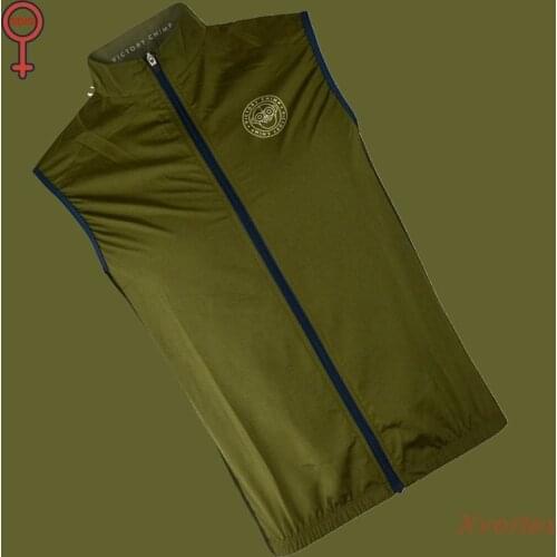 Windproof Cycling Vest Women Keep Dry 2021 Team Victory Chimp Sleeveless SIGNATURE PACKABLE Female Undershirt Jersey Sport Gilet