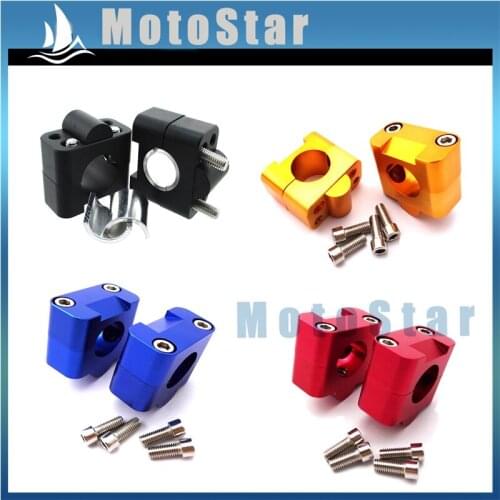 Handle Bar Clamp Riser Taper Mount For 1 1/8'' 28mm Handlebar Pit Dirt Bike Quad ATV Motorcycle MX Motocross
