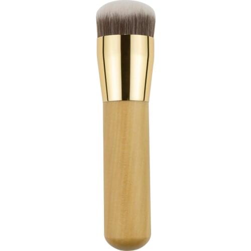 1Pcs Yellow Foundation Blush Makeup Brushes Tool Set Portable Beauty Tools Make Up Brush