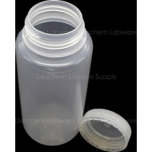 2Pcs 125mL PP Reagent Bottle Food Grade With Wide-Mouth Made From Polypropylene