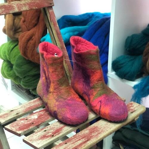 2021 Winter Womens Slippers Home Indoor Couple Comfy Felt Handmade Shoes For Men Women Warm Slippers Zapatos De Mujer Zapatos