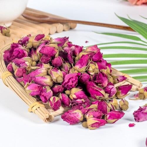 2021 Flower Tea Rose Tea Pingyin Rose Bud Bud Flower Bud Dry-brewed Dried flowers Tea Beauty and Beauty Tea 100g