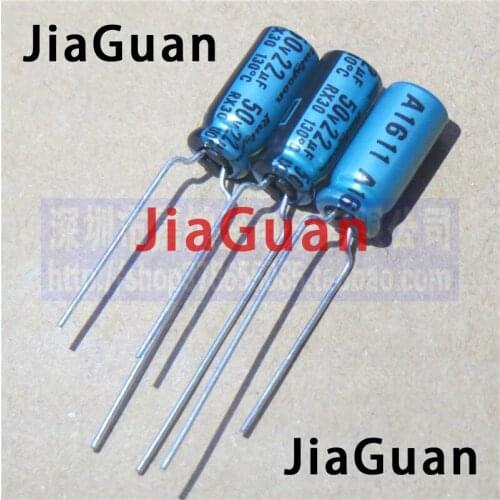 50PCS NEW RUBYCON RX30 22uF/50V 5X11MM Electrolytic Capacitor rx30 50V22UF 130 degrees 22UF 50V