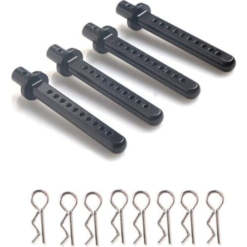 Car Shell Fixing Column With Pins Body Post Mounts Simulation Parts Model Accessories For 1/10 RC Car Crawler D90 Axial SCX10