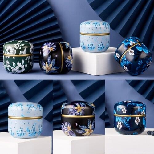 Round Tin Box Retro Jar Tea Candy Jewelry Cookie Candy Tea Storage Box Candle Cans tea candle candy tin box