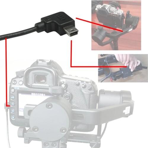 Mini USB to Camera Control Cable for Moza Air Air2 AirCross 2 Canon Nikon Sony Fuji replace M3C-Mini M3C-Micro M3C-C MCSC-Multi