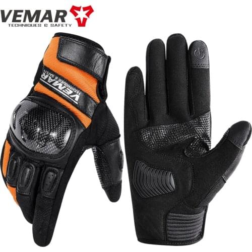 Motorcycle gloves spring and summer motorcycle off-road racing anti-fall breathable riding knight equipped gloves