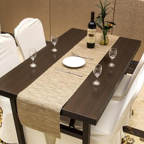 US european style table runner wholesale embroider sequin table runner for wedding hotel dinner party