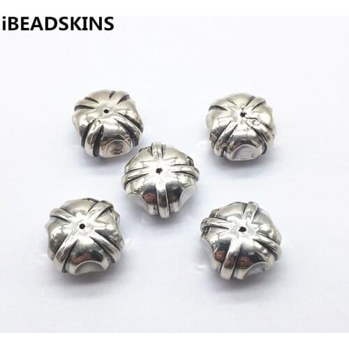 New arrival! 21x15mm 100pcs CCB Rhodium color Pumpkin shape beads for Earrings parts,hand Made Jewelry Findings Jewelry DIY
