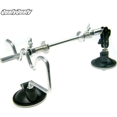 Portable Aluminum Fishing Line Winder Reel Spool Spooler System Tackle Tool Double Suction Cup Sea Carp Fishing Tools Accessory