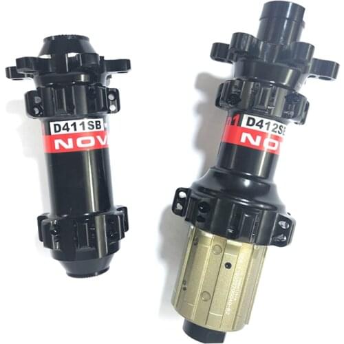 Novatec D411SB D412SB road bike Straight pull disc 6 bolt hubs 24 holes 10s 11s freehub QR Thru axle 15x100mm 12x142mm MTB hubs