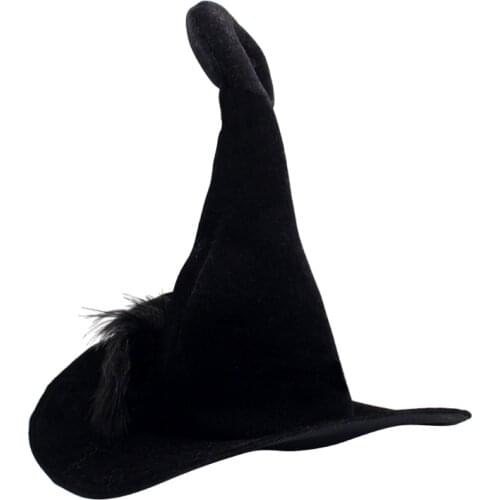 Witch hat halloween hat bright color holiday hat ghost festival party dance props