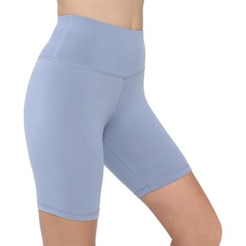 NORMOV Naked-feel Yoga Shorts Soft Fitness Gym Sports Shorts Woman Leggings Biker Yoga Shorts Fitness Cycling Women Workout Gym
