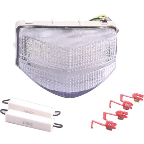 E-Mark Motorcyclei Rear Turn Signal Light LED Stop Brake Taillight For Honda CBR 600 F4I 2001 2002 2003 / CBR600S 01 02 03