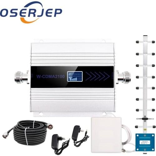 UMTS 3G 2100 repeater Mobile Phone Signal Amplifier Booster Repeater with Yagi Antenna