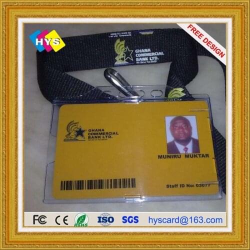 Identity Photo card and Employee Access business card for work