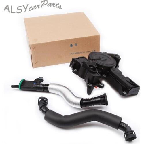 YMM 06J103221B Oil Separator PCV Valve Assembly+2PCS Vent Pipe Set For Audi A4 Q5 TT VW Jetta Seat Skoda 2.0TSI 06H 103 495 E