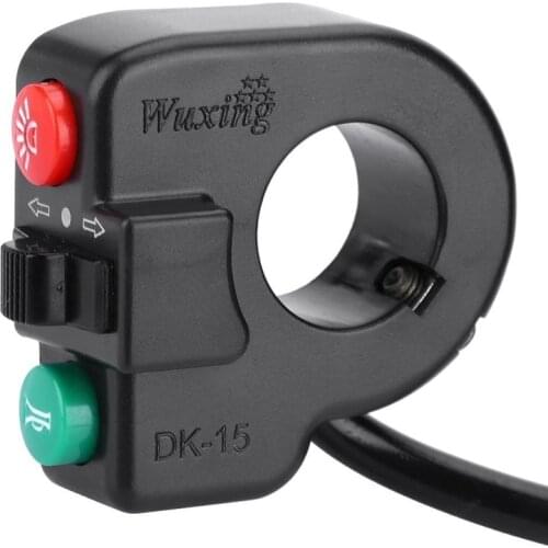 2021 Electric Bike Head Light Horn Switch Turn Signal Switch Button for Motorcycle E-Bike Scooter Electric Bicycle Accessory