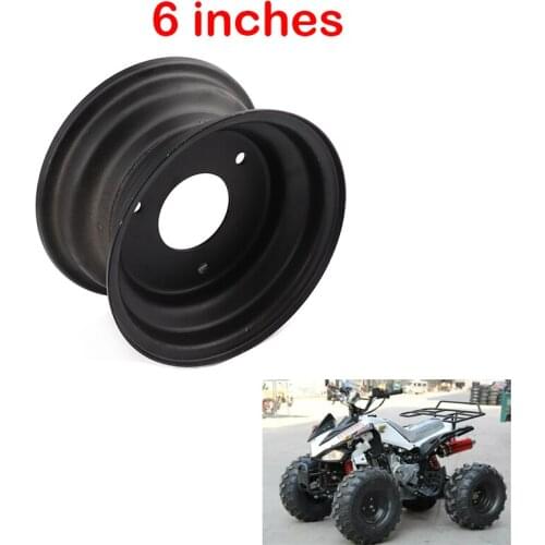 ATV ATV Accessories Tire Rim Dinosaur Four-wheel Steel Rim 145/70-6 Three Hole Wheel Hub