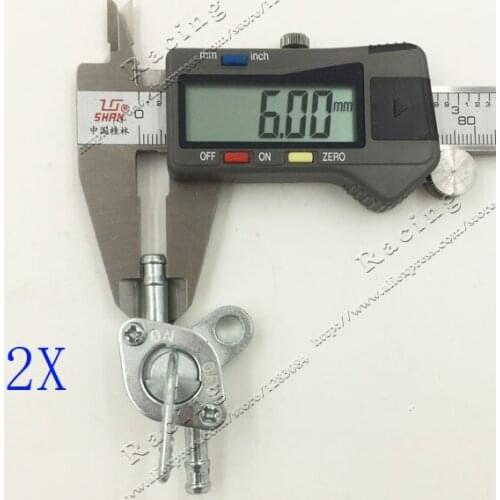6mm Inline Fuel Tank Tap Filter Petcock Switch PIT PRO Quad Dirt Bike Fuel Taps Fuel tank switch Valve petcock