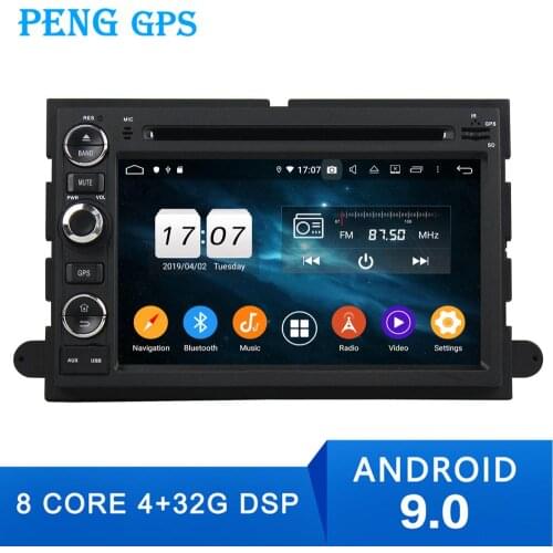 2 din Android 9.0 Car GPS Radio For Ford Escape F150 F250 Fusion Mustang Expedition Explorer 2005 2007 2008 DVD Navigation