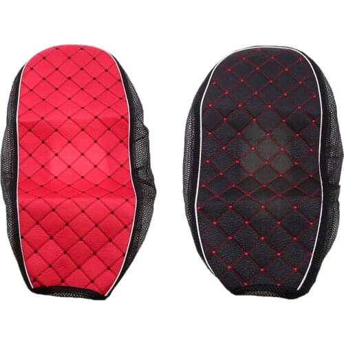 Pure Leather Motorcycle Scooter Seat Cushion Cover Universal Fits For Honda Yamaha Suzuki Honda